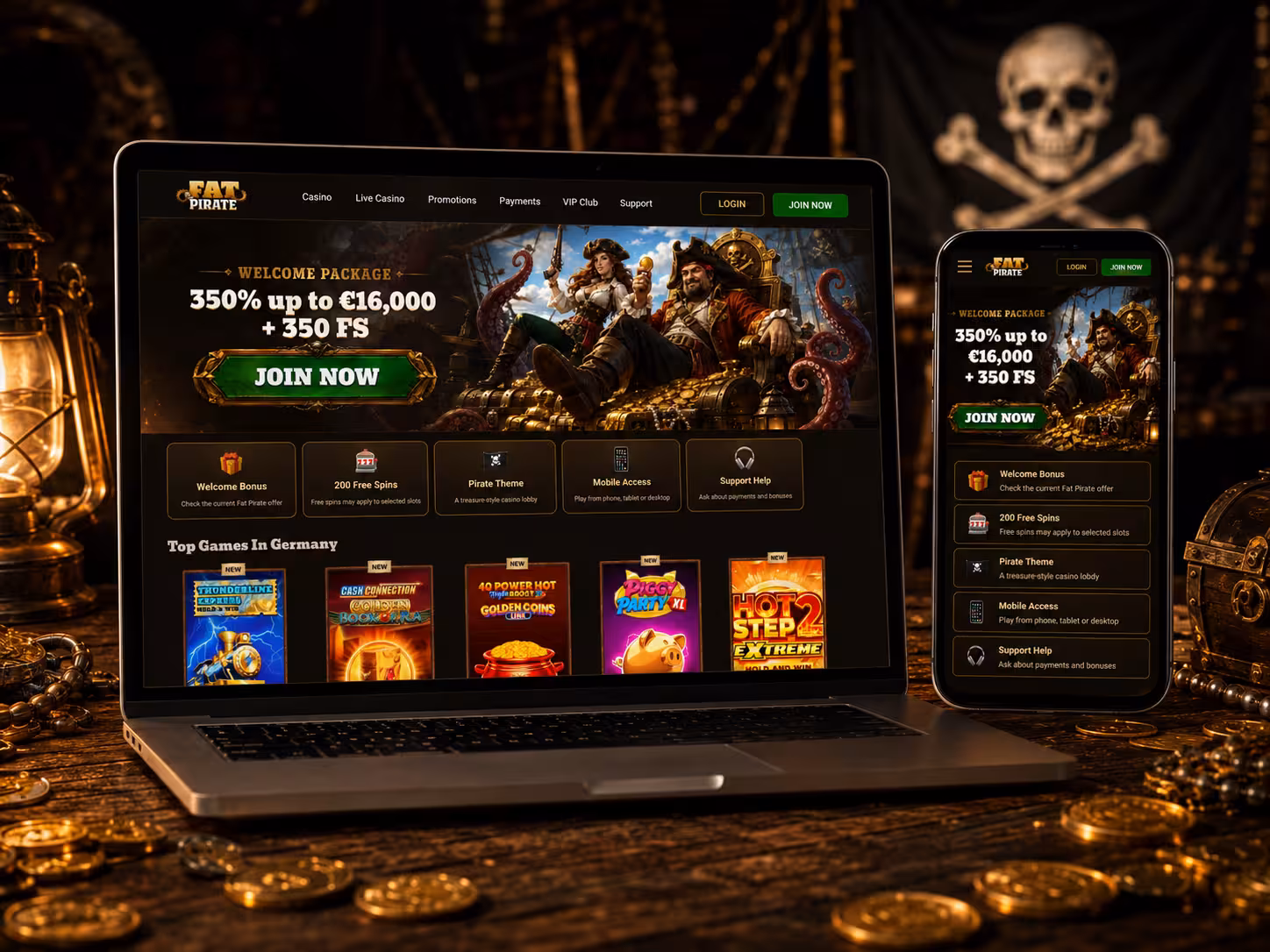 Fat Pirate App Mobile Casino