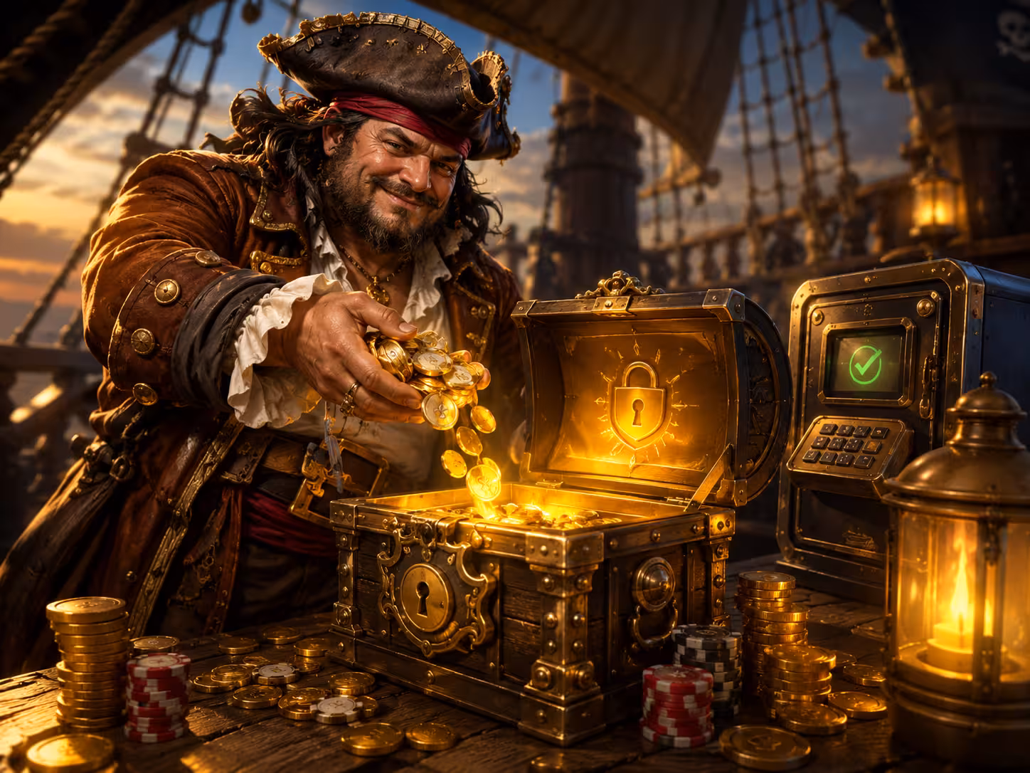 Make a Deposit at Fat Pirate