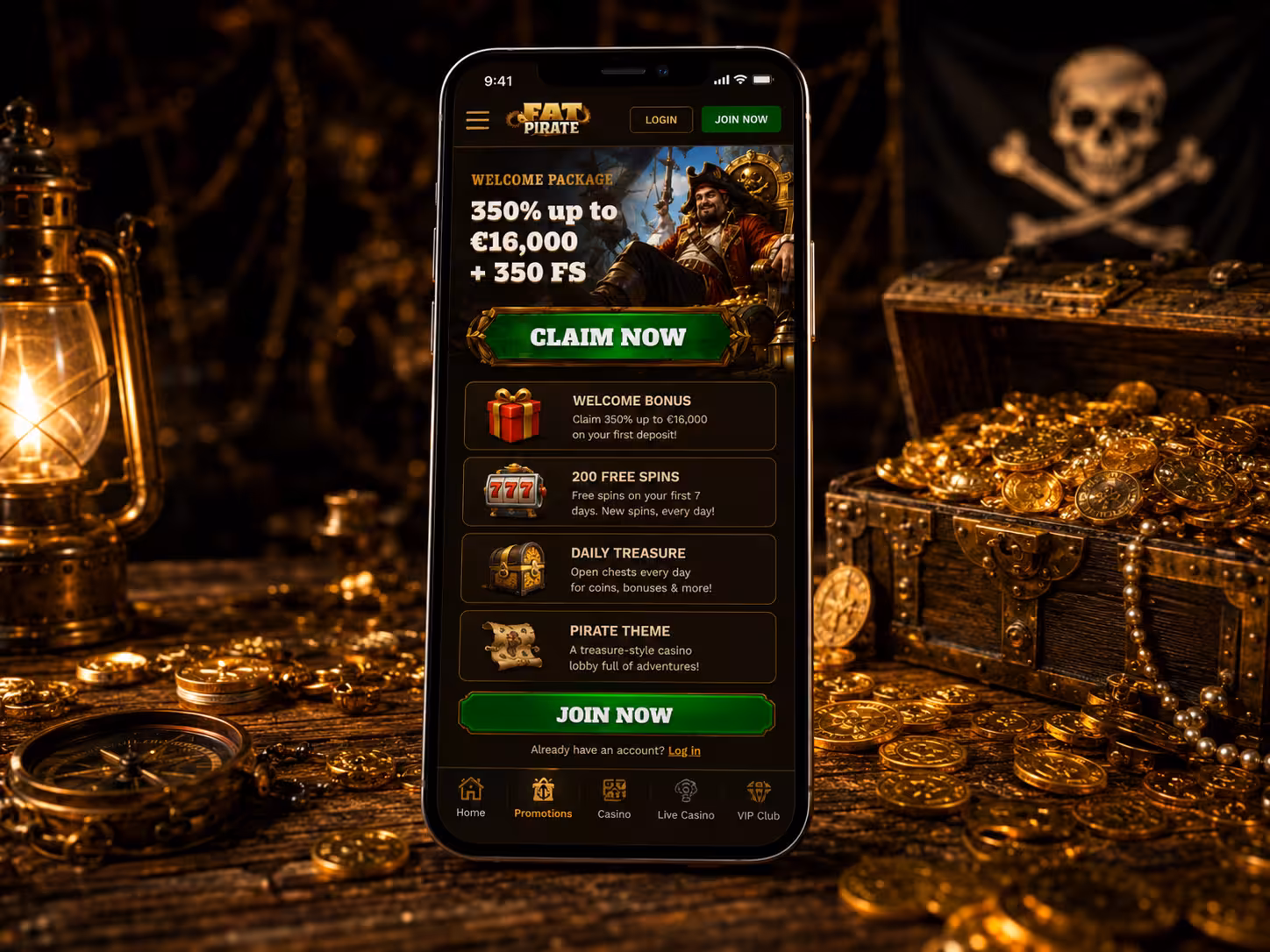 Fat Pirate Mobile Bonuses