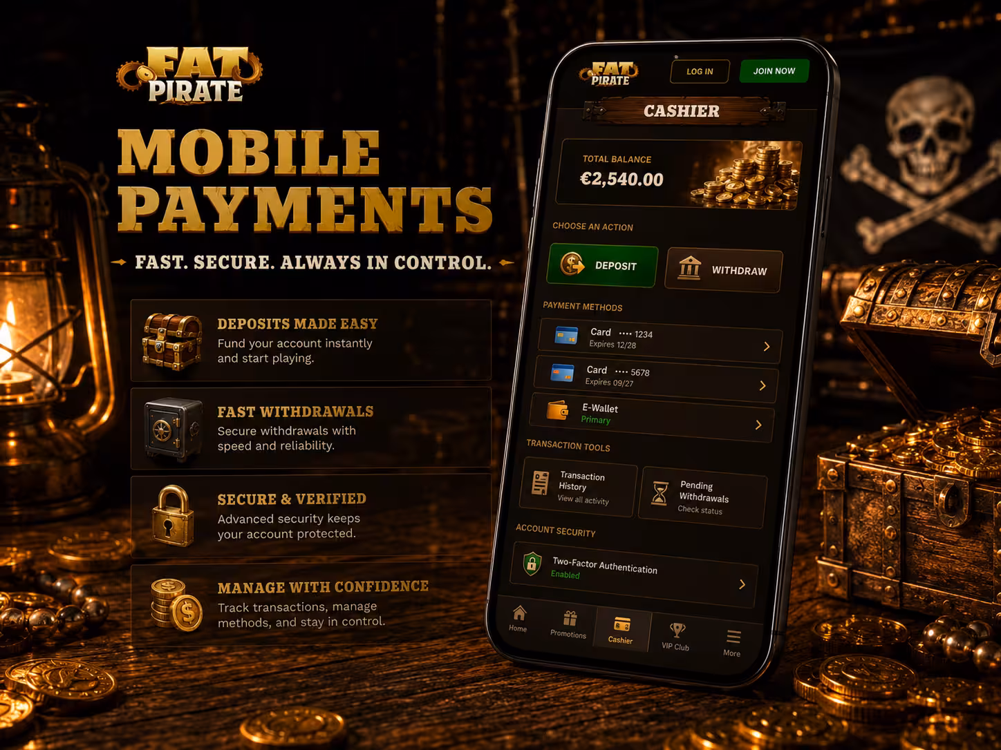 Fat Pirate Mobile Payments
